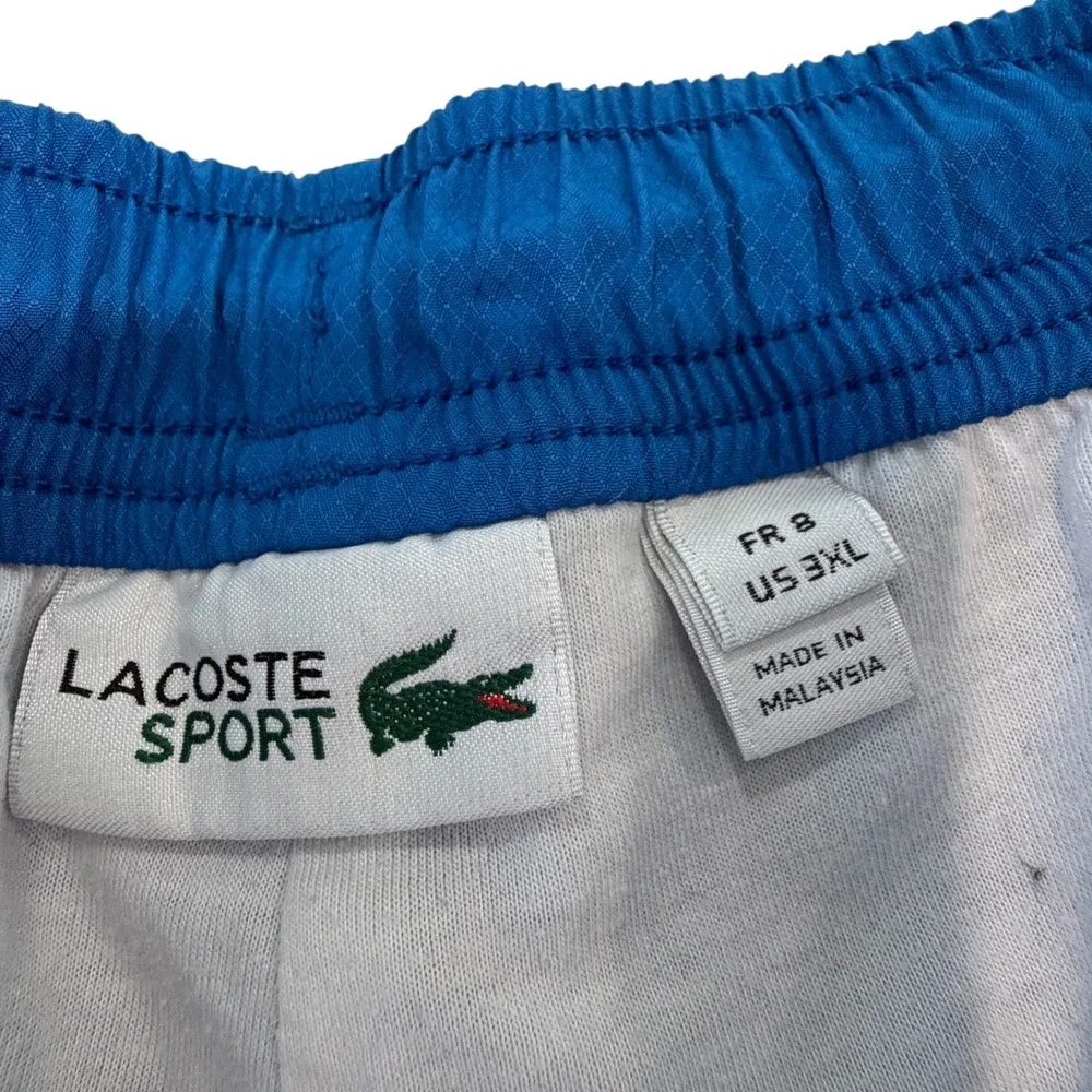 Lacoste Blue Solid Swim Trunks, 3XL